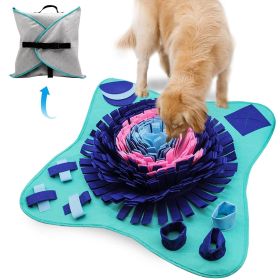 Snuffle Mat for Dogs Cats 25x25 inch Dog Snuffle Mat Interactive Feed Game for Boredom Encourages Natural Foraging Skills and Stress Relief for S