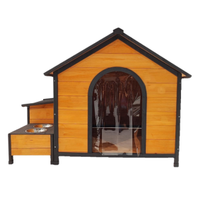 Wearable Strong Playground Dog House (Option: Solid wood kennels)