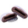 Pet Life 'LYNX' 2-in-1 Travel Connecting Grooming Pet Comb and Deshedder