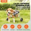 VEVOR 2 Wheels Dog Wheelchair for Back Legs, Pet Wheelchair Lightweight & Adjustable Assisting in Healing, Dog Cart/Wheelchair for Injured, Disab