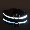 Glow-In-The-Dark Pet Collar For Dog & Cat; LED Dog Collar For Night Walking; USB charging