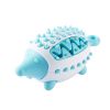 Phedgehog Shape Dog Toy Leaking Food Toys For Small Large Dogs Cat Chewing Toys Pet Tooth Cleaning Indestructible Puppy Toys Ball Molar Tooth Cle