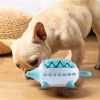 Phedgehog Shape Dog Toy Leaking Food Toys For Small Large Dogs Cat Chewing Toys Pet Tooth Cleaning Indestructible Puppy Toys Ball Molar Tooth Cle