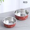 Dog Bowl Cat Bowl For Food And Water, Stainless Steel Pet Feeding Bowl, Durable Non-Skid Insulated Heavy Duty With Rubber Bottom For Medium Large