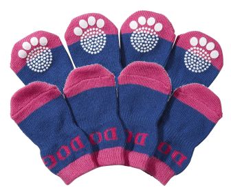 Pet Socks W/ Rubberized Soles (size: small)