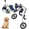 VEVOR 2 Wheels Dog Wheelchair for Back Legs, Pet Wheelchair Lightweight & Adjustable Assisting in Healing, Dog Cart/Wheelchair for Injured, Disab