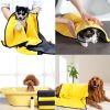 Quick-drying Pet Dog And Cat Towels; Soft Fiber Towels Water-absorbent Bath Towel Cleaning Pet Towel